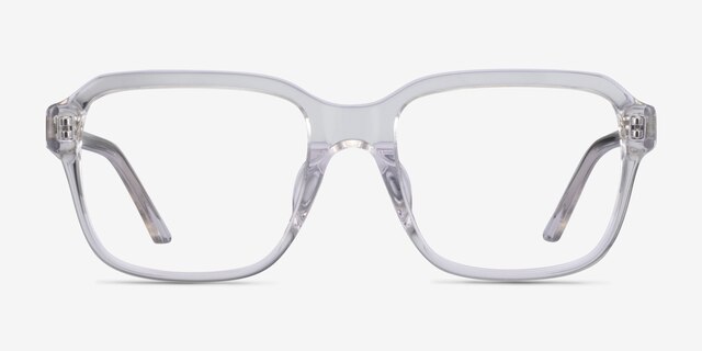 Neat Clear AcetateEyeglass Frames from EyeBuyDirect, Front View