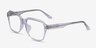 Neat Clear AcetateEyeglass Frames from EyeBuyDirect, Angle View