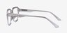 Neat Clear AcetateEyeglass Frames from EyeBuyDirect, Side View
