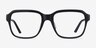 Neat Black AcetateEyeglass Frames from EyeBuyDirect, Front View