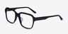 Neat Black AcetateEyeglass Frames from EyeBuyDirect, Angle View