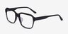 Neat Striped Gray AcétateMontures de lunettes de vue d'EyeBuyDirect, Vue d'Angle
