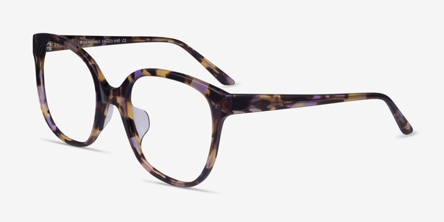 Osmanthus Floral AcetateEyeglass Frames from EyeBuyDirect, Angle View