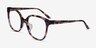 Osmanthus Floral AcetateEyeglass Frames from EyeBuyDirect, Angle View