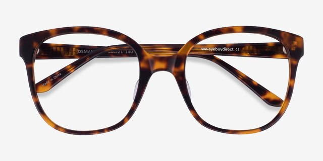 Osmanthus Tortoise AcetateEyeglass Frames from EyeBuyDirect, Closed View