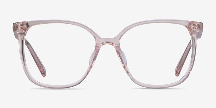 Latte Clear Beige Acetate Eyeglass Frames from EyeBuyDirect