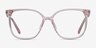 Latte Clear Beige AcetateEyeglass Frames from EyeBuyDirect, Front View