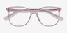 Latte Clear Beige AcetateEyeglass Frames from EyeBuyDirect, Closed View