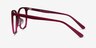 Latte Raspberry AcetateEyeglass Frames from EyeBuyDirect, Side View