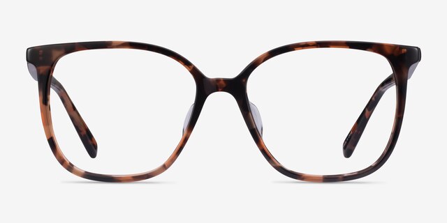 Latte Tortoise AcetateEyeglass Frames from EyeBuyDirect, Front View