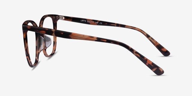 Latte Tortoise AcetateEyeglass Frames from EyeBuyDirect, Side View