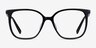 Latte Black AcetateEyeglass Frames from EyeBuyDirect, Front View