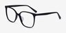 Latte Black AcetateEyeglass Frames from EyeBuyDirect, Angle View