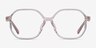 Crepuscule Clear Beige AcetateEyeglass Frames from EyeBuyDirect, Front View