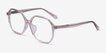 Crepuscule Clear Beige AcetateEyeglass Frames from EyeBuyDirect, Angle View