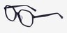 Crepuscule Navy AcetateEyeglass Frames from EyeBuyDirect, Angle View