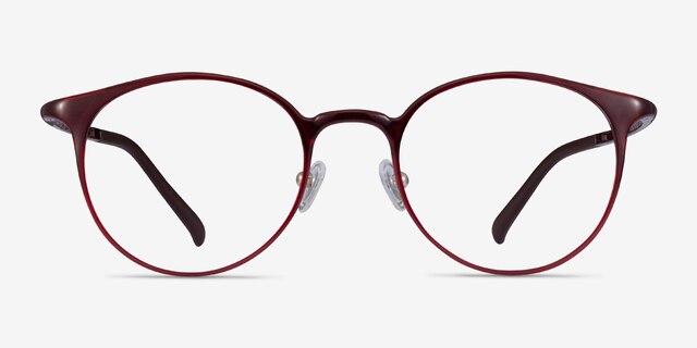 Solace Red PlasticEyeglass Frames from EyeBuyDirect, Front View