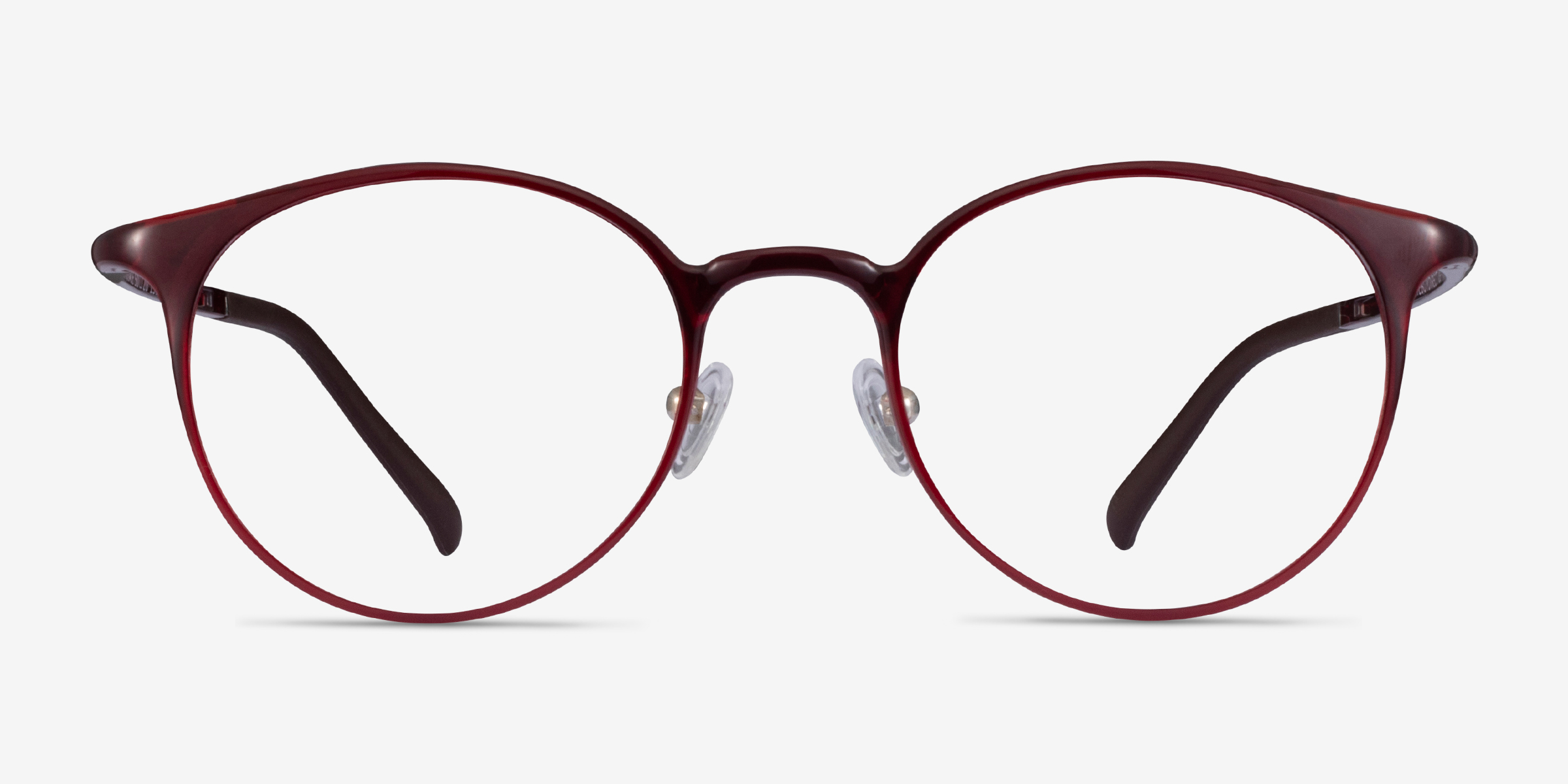 Solace Round Red Glasses for Women Eyebuydirect