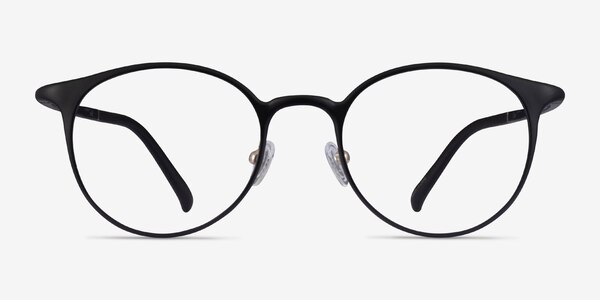 Solace Matte Black Plastic Eyeglass Frames