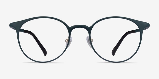 Solace Matte Green PlasticEyeglass Frames from EyeBuyDirect, Front View