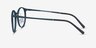 Solace Matte Green PlasticEyeglass Frames from EyeBuyDirect, Side View