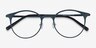 Solace Matte Green PlasticEyeglass Frames from EyeBuyDirect, Closed View
