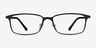 Modest Matte Tortoise PlasticEyeglass Frames from EyeBuyDirect, Front View