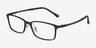 Modest Matte Tortoise PlasticEyeglass Frames from EyeBuyDirect, Angle View