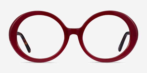 Voila Burgundy Tortoise Acétate Montures de lunettes de vue