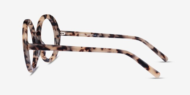 Voila Ivory Tortoise AcetateEyeglass Frames from EyeBuyDirect, Side View