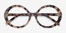 Voila Ivory Tortoise AcetateEyeglass Frames from EyeBuyDirect, Closed View