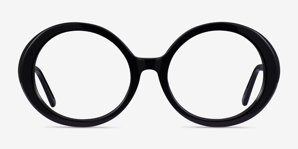 Voila Noir Acétate Montures de lunettes de vue