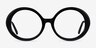Voila Black AcetateEyeglass Frames from EyeBuyDirect, Front View