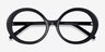 Voila Black AcetateEyeglass Frames from EyeBuyDirect, Closed View
