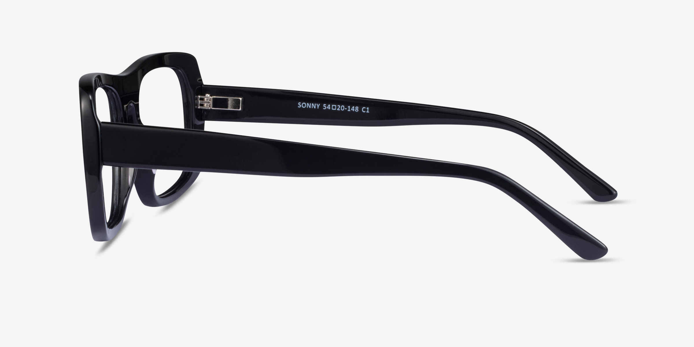 Sonny Rectangle Black Glasses for Men | Eyebuydirect