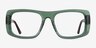 Sonny Clear Green Tortoise AcetateEyeglass Frames from EyeBuyDirect, Front View