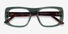 Sonny Clear Green Tortoise AcetateEyeglass Frames from EyeBuyDirect, Closed View