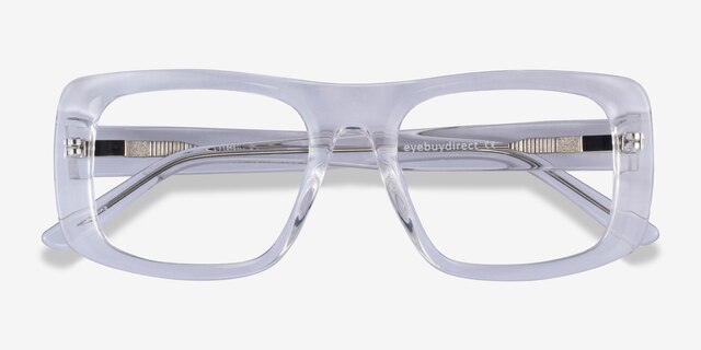 Sonny Clear AcetateEyeglass Frames from EyeBuyDirect, Closed View