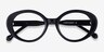 Bree Black AcetateEyeglass Frames from EyeBuyDirect, Closed View