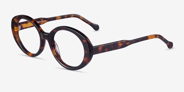 Bree Tortoise AcetateEyeglass Frames from EyeBuyDirect, Angle View