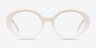 Bree White AcetateEyeglass Frames from EyeBuyDirect, Front View