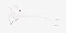 Bree White AcetateEyeglass Frames from EyeBuyDirect, Side View