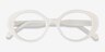 Bree White AcetateEyeglass Frames from EyeBuyDirect, Closed View