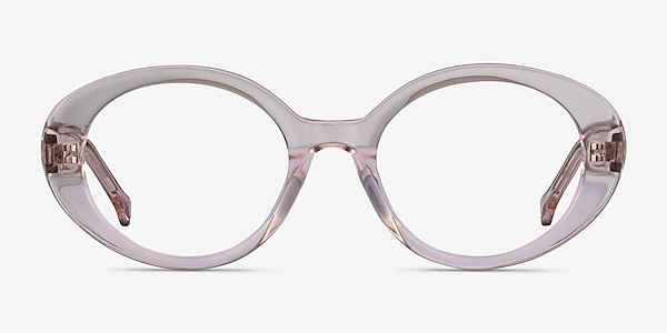 Bree Clear Beige Acétate Montures de lunettes de vue