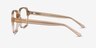Kurt Clear Brown AcetateEyeglass Frames from EyeBuyDirect, Side View