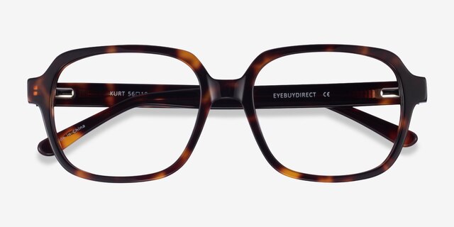 Kurt Tortoise AcetateEyeglass Frames from EyeBuyDirect, Closed View