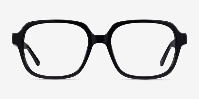 Kurt Black AcetateEyeglass Frames from EyeBuyDirect, Front View