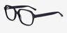 Kurt Black AcetateEyeglass Frames from EyeBuyDirect, Angle View