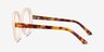 Tess Cream & Tortoise AcetateEyeglass Frames from EyeBuyDirect, Side View