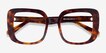 Calista Tortoise AcetateEyeglass Frames from EyeBuyDirect, Closed View
